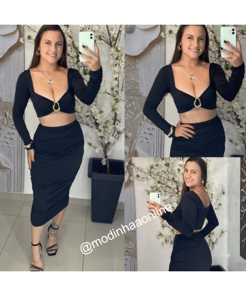 Conjunto Carolina Preto